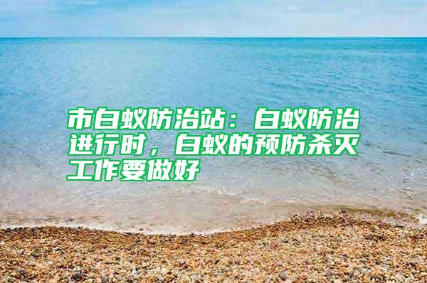 市白蟻防治站：白蟻防治進行時，白蟻的預防殺滅工作要做好