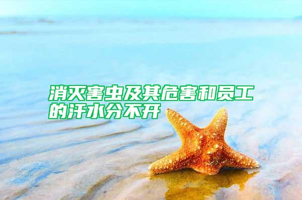 消滅害蟲(chóng)及其危害和員工的汗水分不開(kāi)