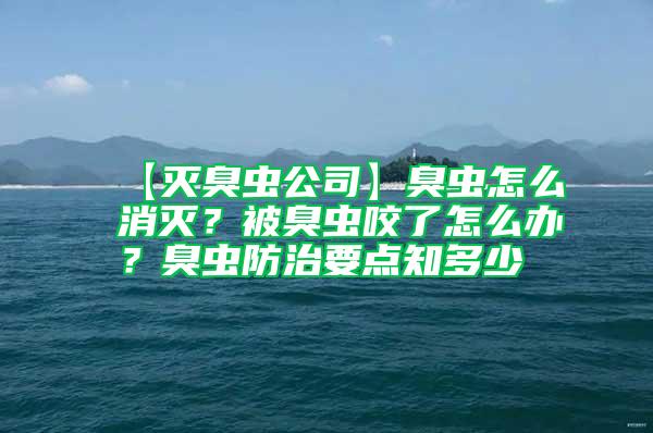【滅臭蟲公司】臭蟲怎么消滅？被臭蟲咬了怎么辦？臭蟲防治要點(diǎn)知多少