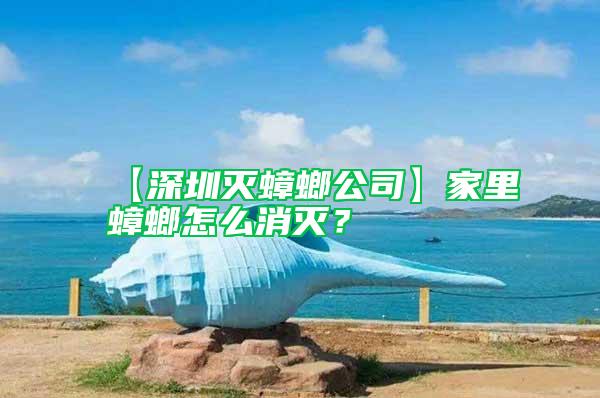 【深圳滅蟑螂公司】家里蟑螂怎么消滅？