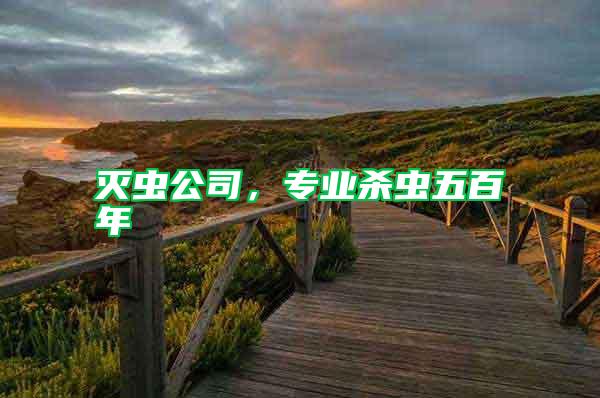 滅蟲(chóng)公司，專(zhuān)業(yè)殺蟲(chóng)五百年