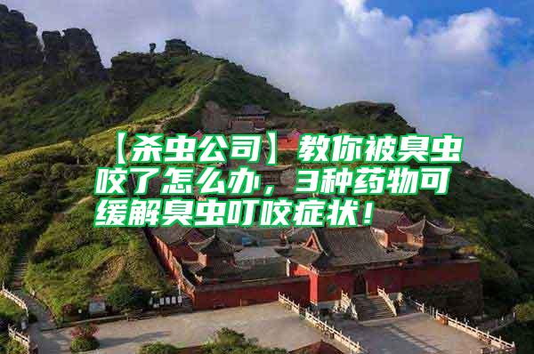 【殺蟲(chóng)公司】教你被臭蟲(chóng)咬了怎么辦，3種藥物可緩解臭蟲(chóng)叮咬癥狀！