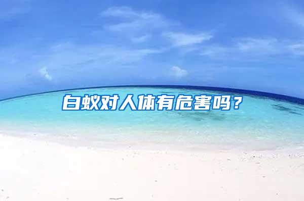 白蟻對人體有危害嗎？