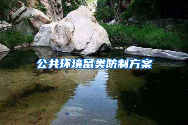 公共環境鼠類防制方案