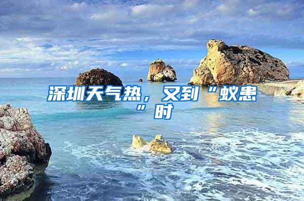 深圳天氣熱，又到“蟻患”時