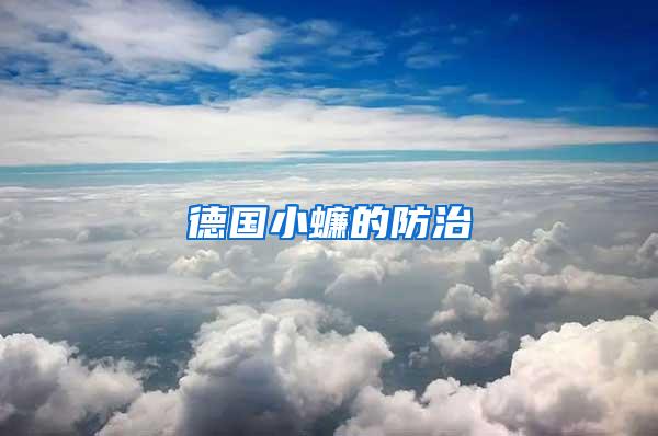 德國(guó)小蠊的防治